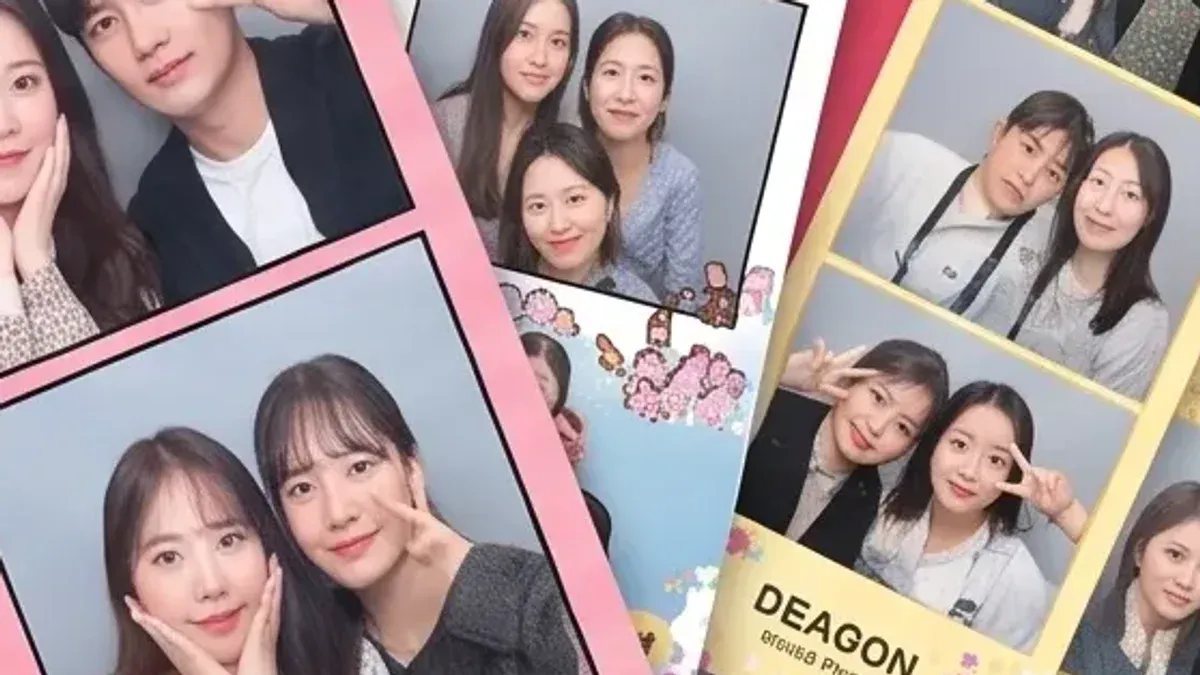 네컷셀카 스티커